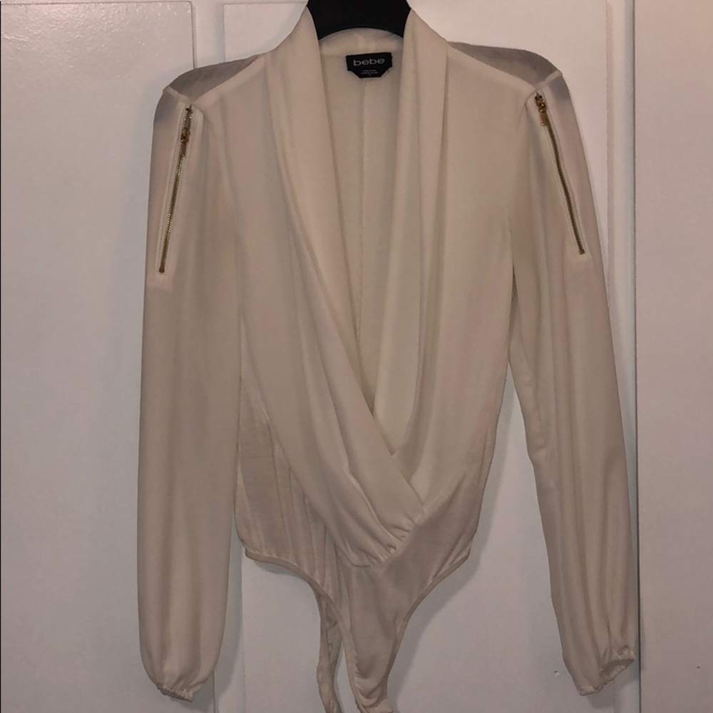 Deep low V-Neck bodysuit